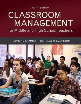 Book cover for Classroom Management for Middle and High School Teachers with Mylab Education with Enhanced Pearson Etext, Loose-Leaf Version -- Access Card Package