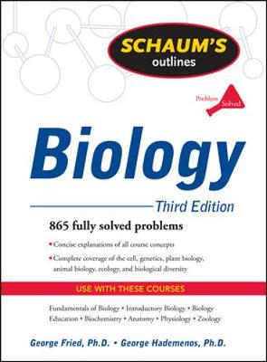 Book cover for Schaum's Outline of Biology, Third Edition