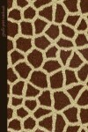 Book cover for Giraffe Print Notebook