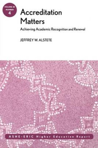 Cover of Accreditation Matters