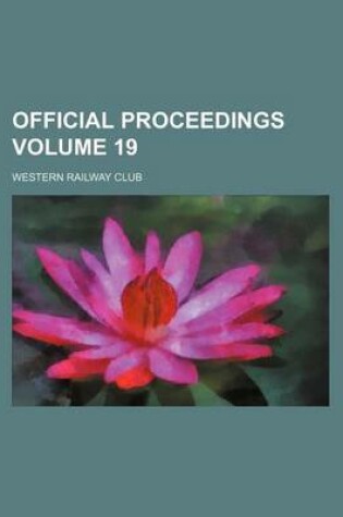 Cover of Official Proceedings Volume 19