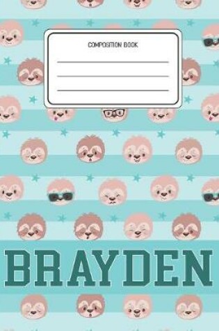 Cover of Composition Book Brayden