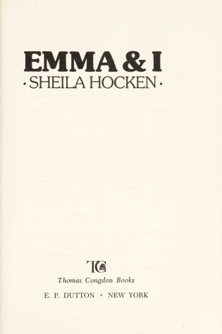 Cover of Emma and I
