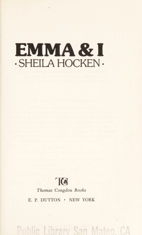 Cover of Emma and I