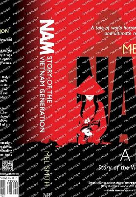 Book cover for NAM, a novel