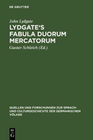 Cover of Lydgate's Fabula Duorum Mercatorum