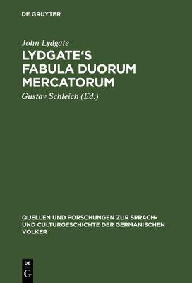 Cover of Lydgate's Fabula Duorum Mercatorum