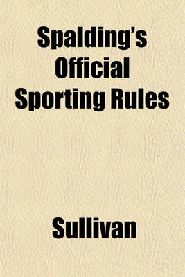 Book cover for Spalding's Official Sporting Rules