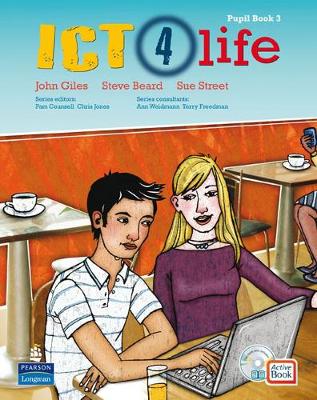 Book cover for ICT 4 Life Year 9 Students' ActiveBook Pack with CDROM