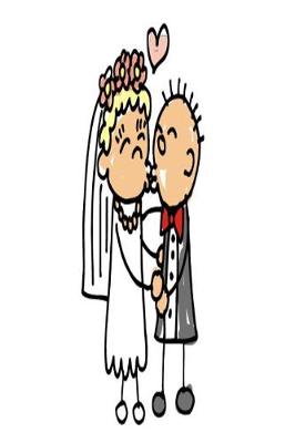 Cover of Wedding Journal Bride Groom Declare Love