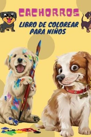 Cover of Cachorros Libro de Colorear para Niños