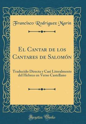 Book cover for El Cantar de Los Cantares de Salomón