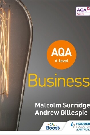 Cover of AQA A-level Business (Surridge and Gillespie)