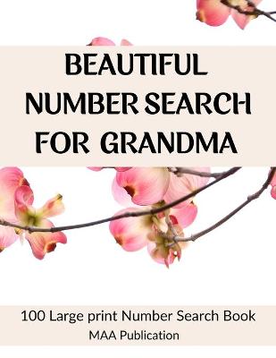 Book cover for Beautiful Number Search For Grandma