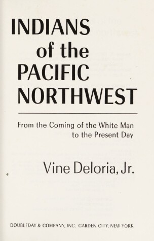 Book cover for Indians of the Pacific Northwest