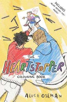 Book cover for The Official Heartstopper Colouring Book