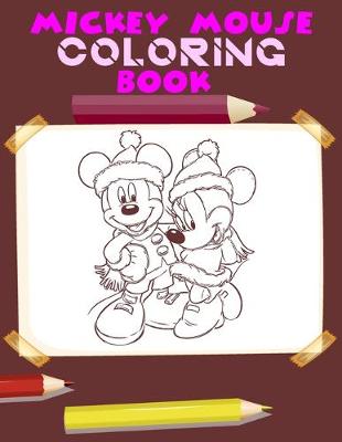 Book cover for Mickey Mouse Coloring Book