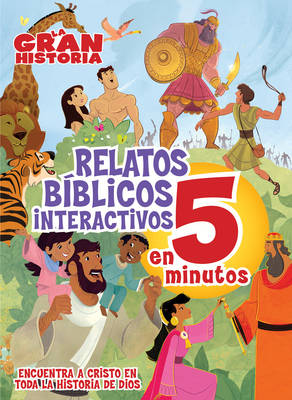 Book cover for La Gran Historia, Relatos Biblicos en 5 minutos, tapa dura