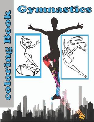 Book cover for Gymnastics Coloring Book