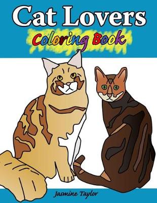 Book cover for Cat Lovers Coloring Book