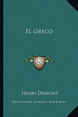 Book cover for El Greco