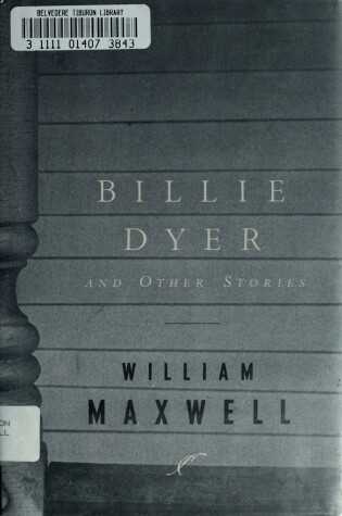 Cover of Billie Dyer and Other Stories