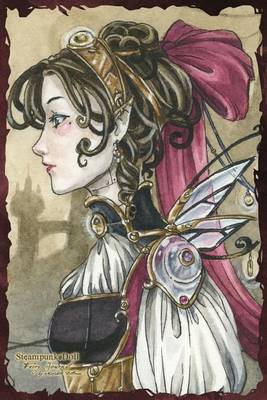 Book cover for Steampunk Doll Fairy Journal