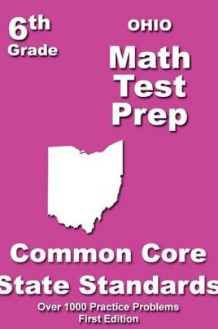 Cover of Ohio 6th Grade Math Test Prep