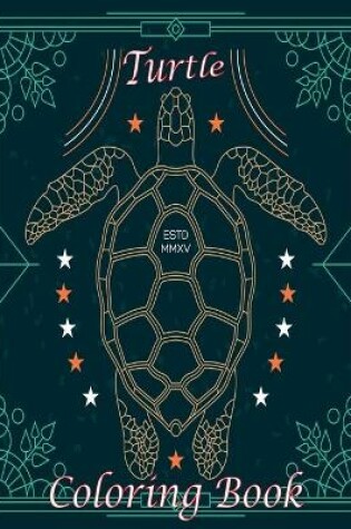 Cover of Turtle Coloring Book