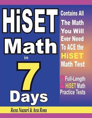 Book cover for HiSET Math in 7 Days