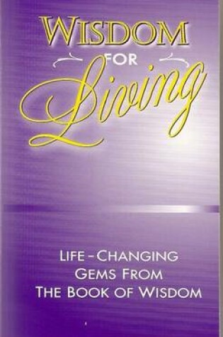 Cover of Wisdom for Living