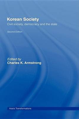 Book cover for Korean Society: Civil Society, Democracy and the State