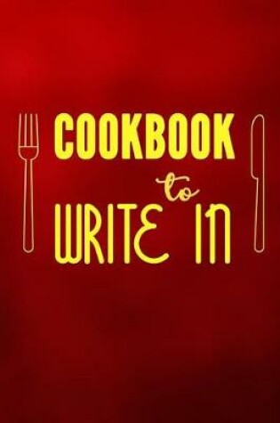 Cover of Cookbooks to Write in