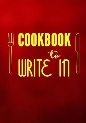 Book cover for Cookbooks to Write in