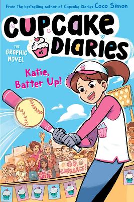 Book cover for Katie, Batter Up! The Graphic Novel