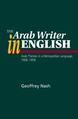 Book cover for Arab Writer in English