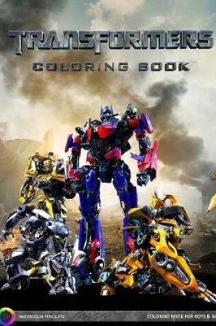 Cover of Transformers Coloring Book