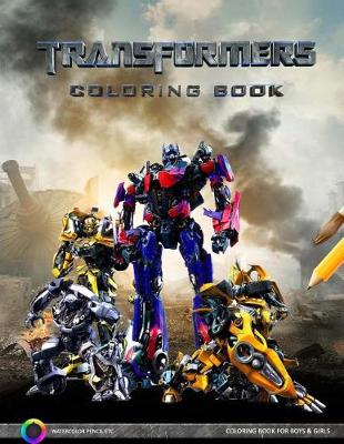 Book cover for Transformers Coloring Book