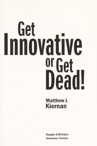 Cover of Get Innovative or Get Dead