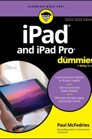 Cover of iPad & iPad Pro For Dummies