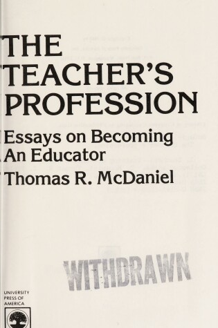 Cover of Teacher's Profession