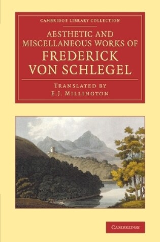 Cover of The Aesthetic and Miscellaneous Works of Frederick von Schlegel