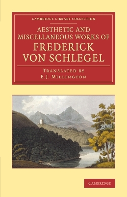 Book cover for The Aesthetic and Miscellaneous Works of Frederick von Schlegel