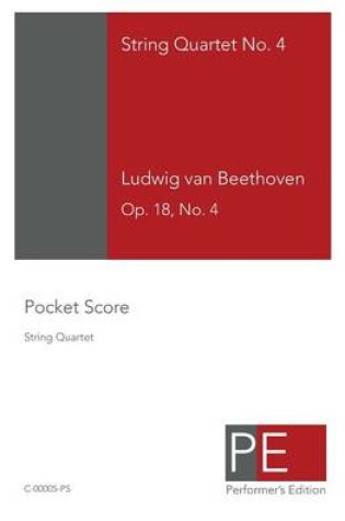 Cover of Beethoven String Quartet No. 4