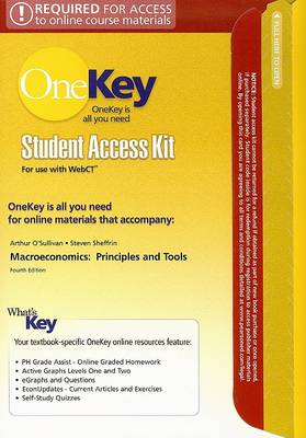 Book cover for OneKey WebCT, Student Access Kit, Macroeconomics