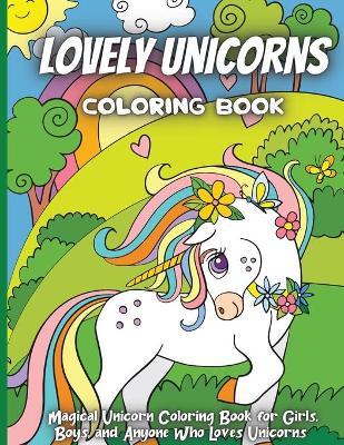 Book cover for Amazing Unicorns Coloring Book