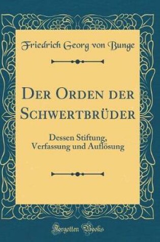 Cover of Der Orden Der Schwertbruder