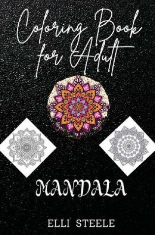 Cover of Coloring Book For Adults Mandala