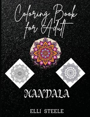 Book cover for Coloring Book For Adults Mandala