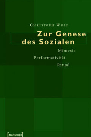 Cover of Zur Genese Des Sozialen